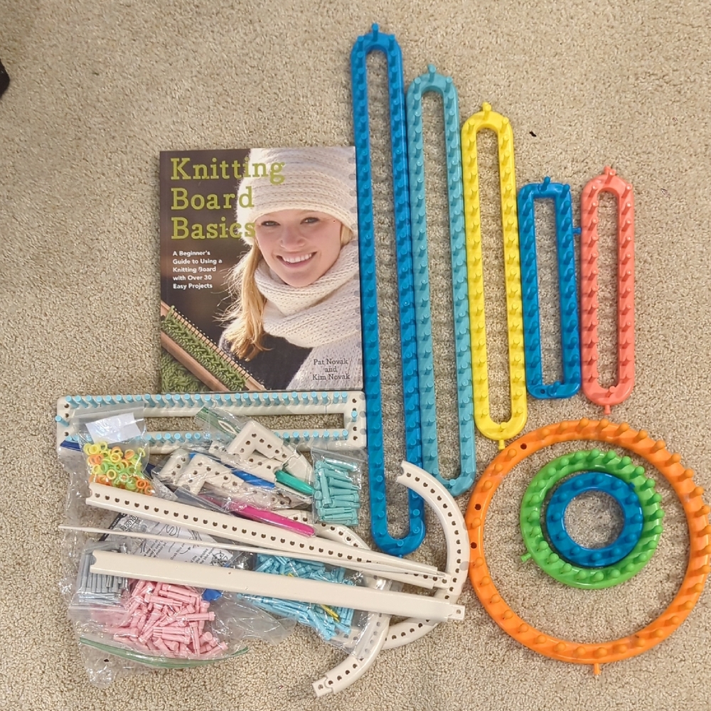 Colorful Knitting Loom Set for Kids
